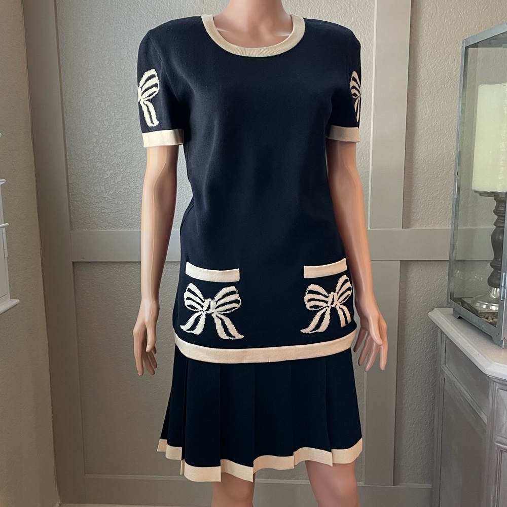 ESCADA by Margaretha Ley 2 piece wool skirt set.